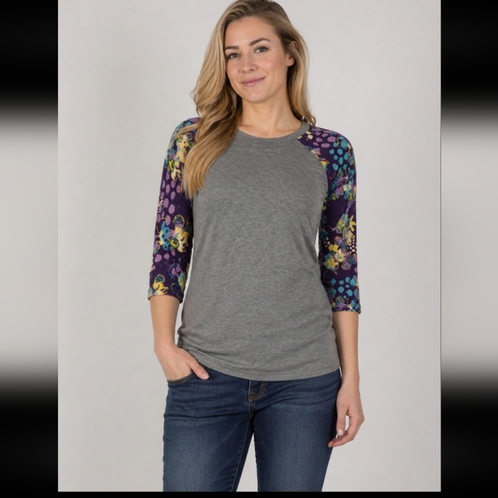 Disney Lularoe Randy baseball style shirt S